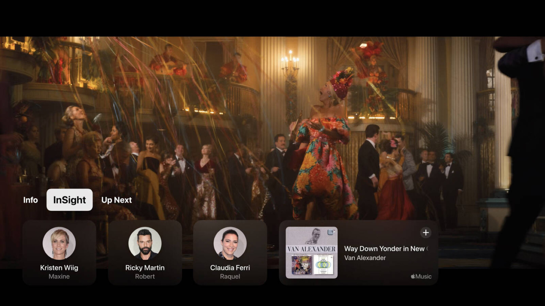 tvOS 18 InSight Noms Acteurs
