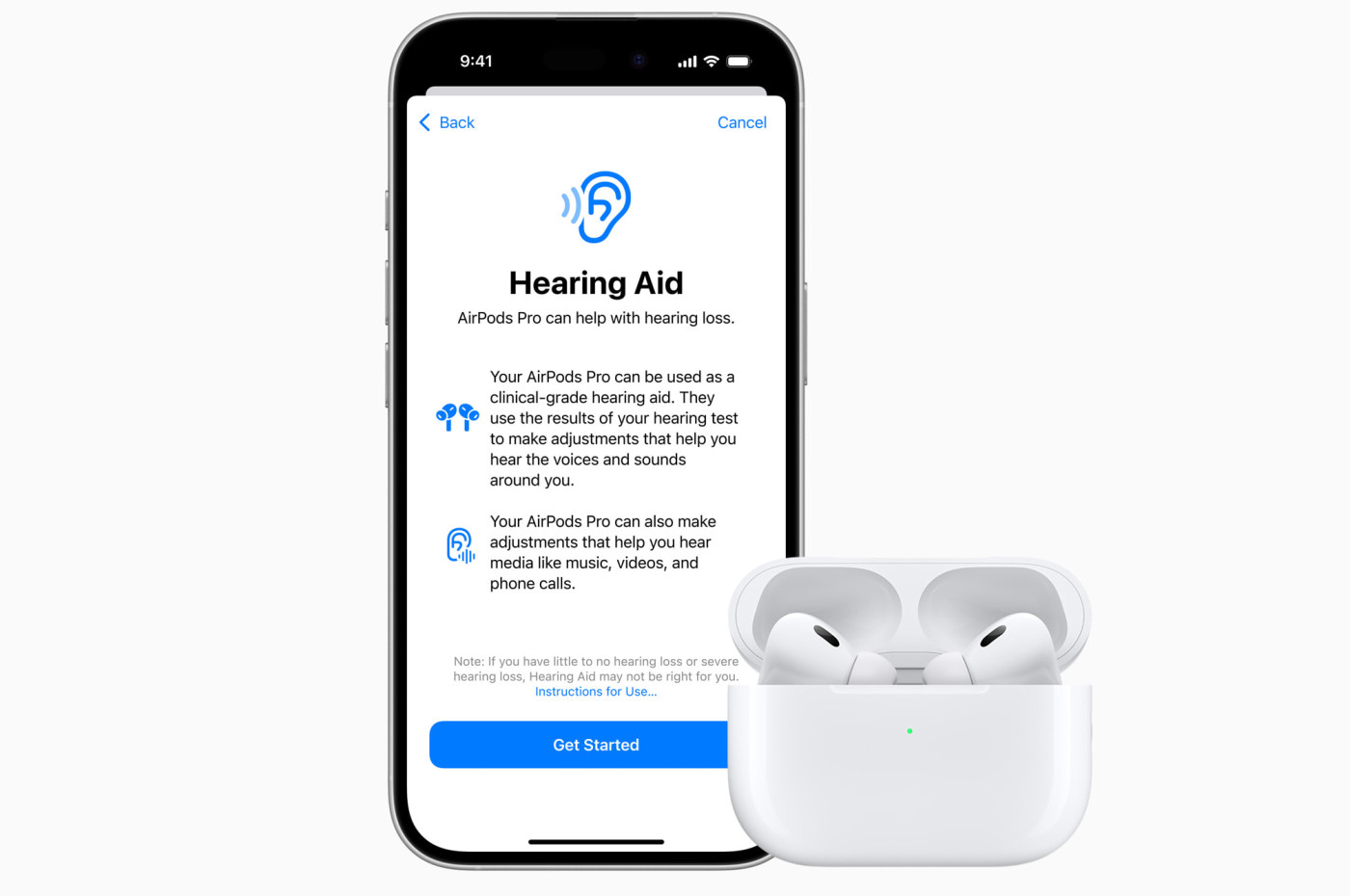 AirPods : Apple poursuit ses efforts pour proposer la fonction d’appareil auditif au Canada