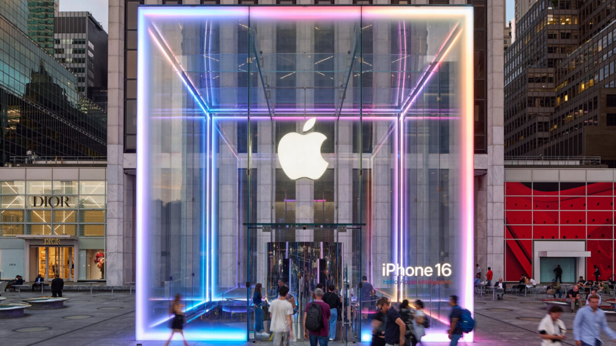 Apple Store 5e Avenue New York Couleurs Siri Apple Intelligence