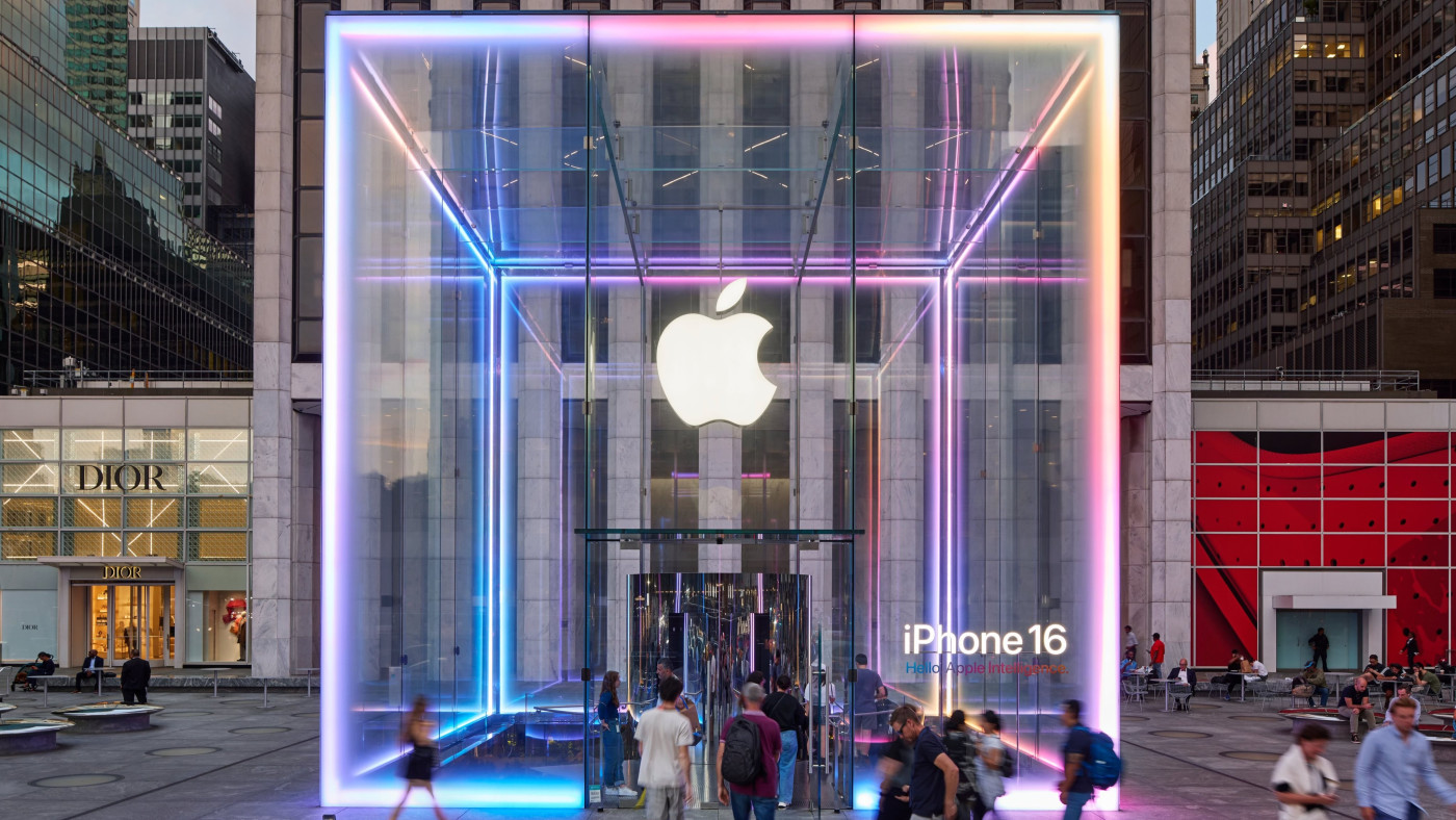 Apple Store 5e Avenue New York Couleurs Siri Apple Intelligence