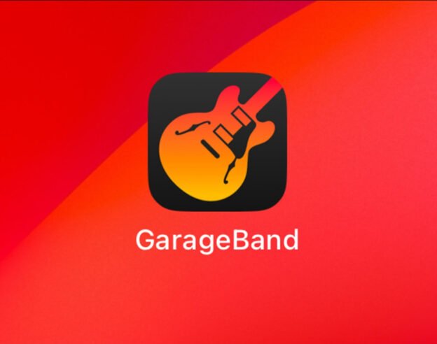 GarageBand Application iPhone Icone Sombre