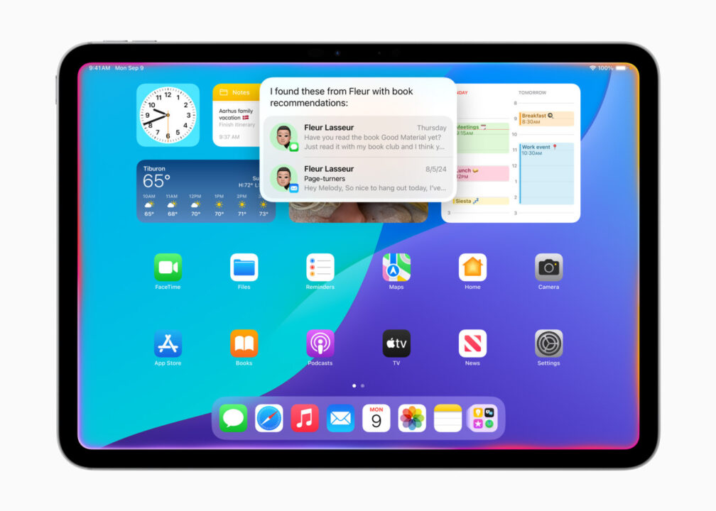 iPadOS 18 Siri Nouvelle Interface