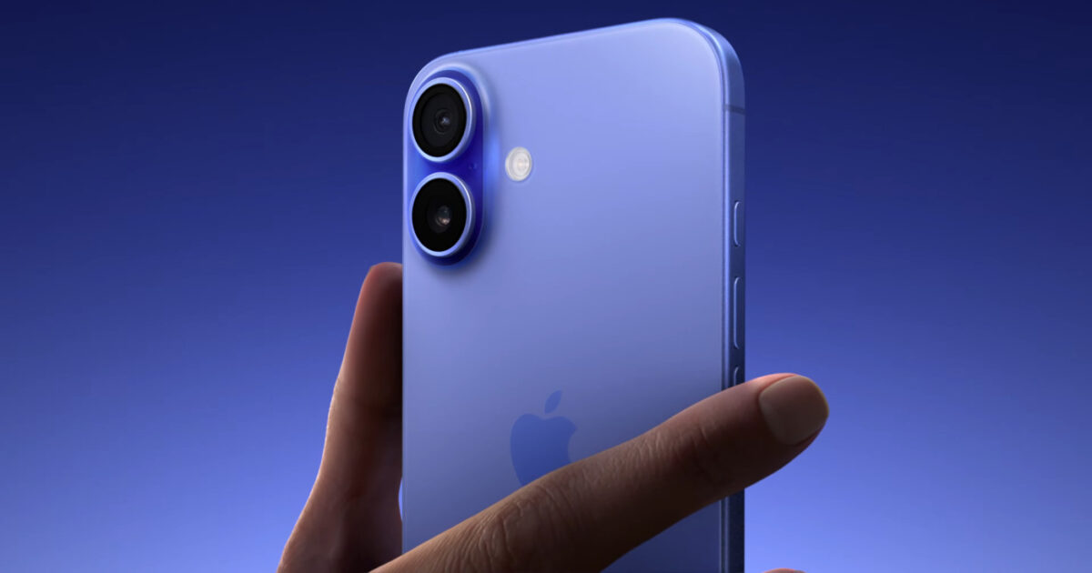 iPhone 16 Bleu Outremer Arriere Capteurs Photo Prise En Main