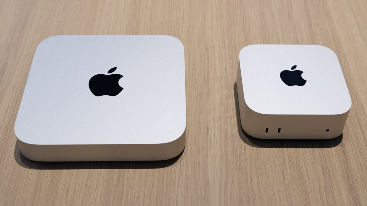 Mac mini M2 vs M4 Taille