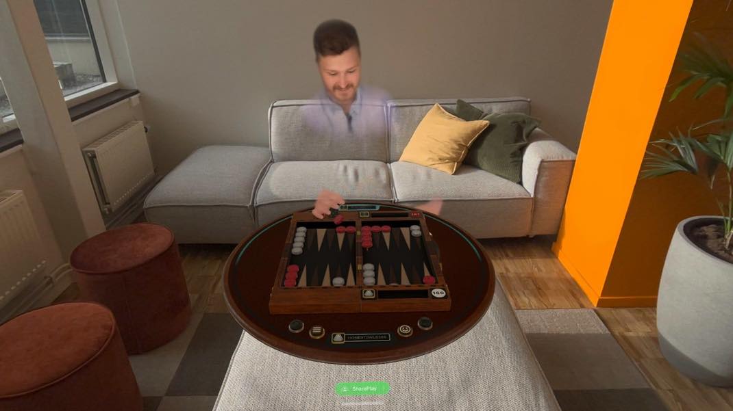 Vision Pro Backgammon