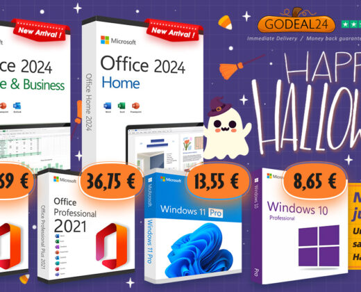 image à la une article Microsoft Office (Word, Excel,…) à partir de 30€ pour Halloween chez Godeal24