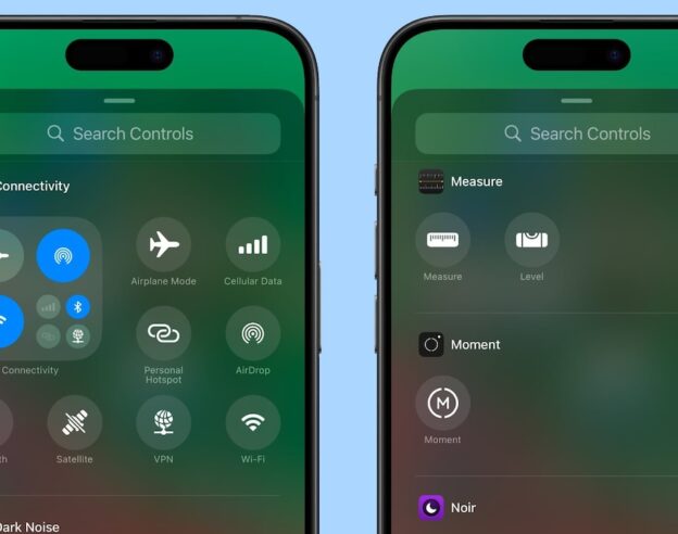 ios 18.1 centre de controle