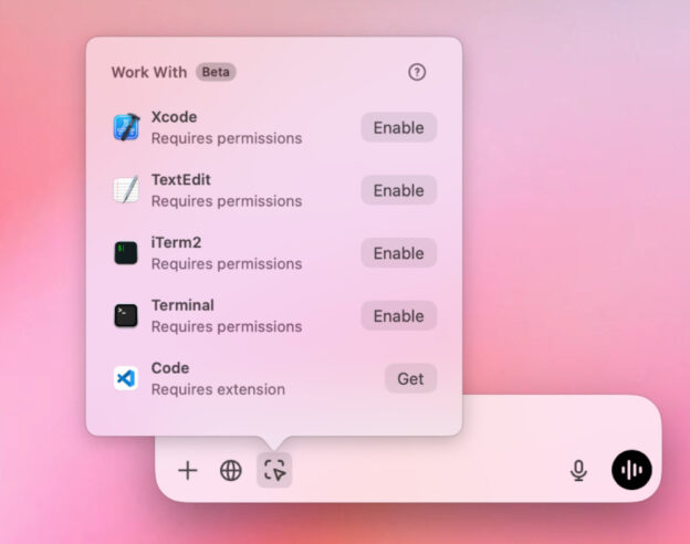 Image ChatGPT peut maintenant fonctionner avec les applications installées sur votre Mac