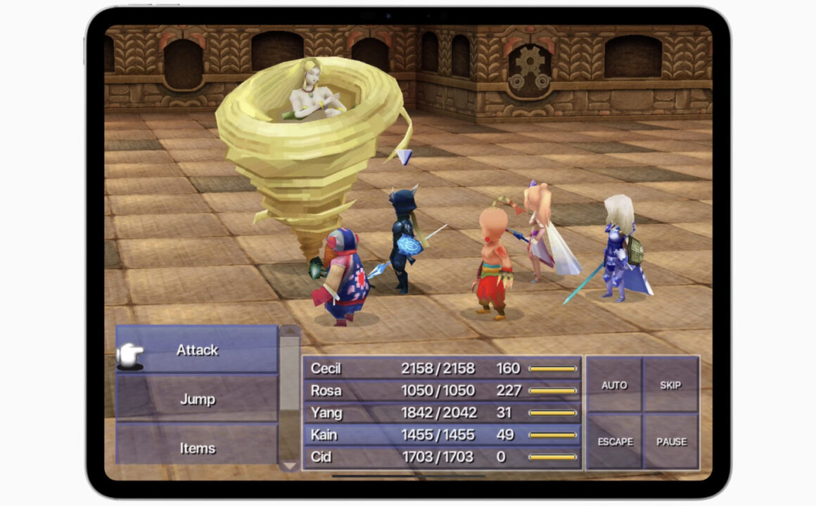 Final Fantasy IV 3D Remake Jeu Application iPad