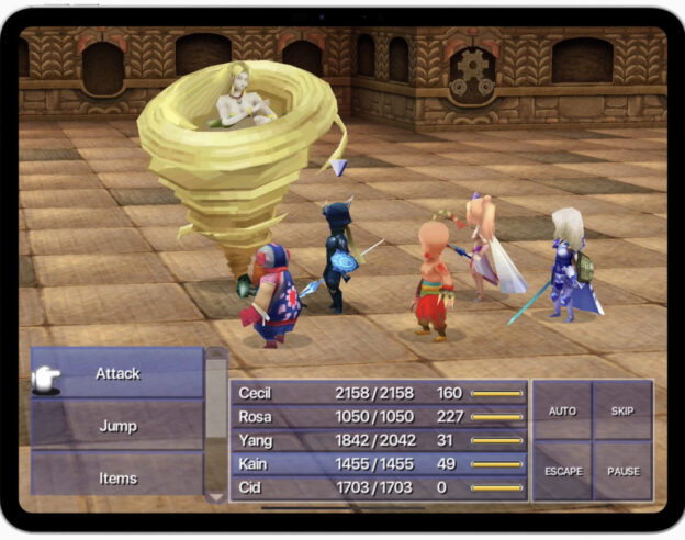 Final Fantasy IV 3D Remake Jeu Application iPad