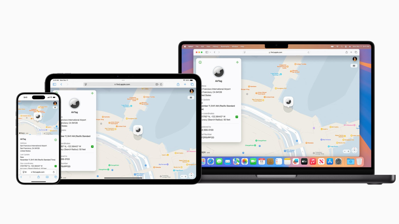 Localiser Partage Localisation Objet AirTag Lien iPhone iPad Mac