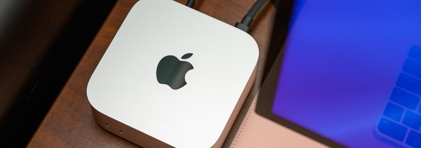 Mac mini M4 Dessus