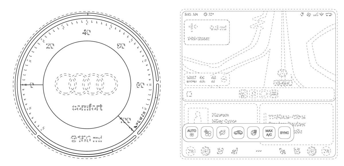 Nouveau CarPlay Dessins Audi