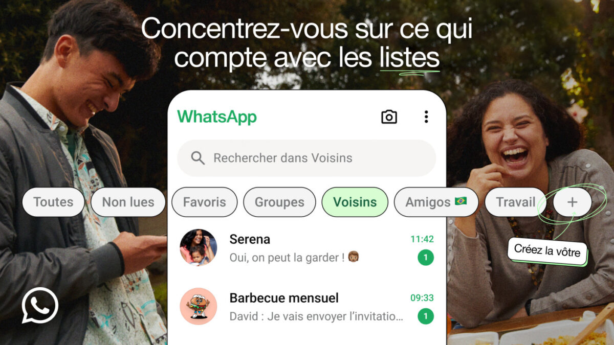 WhatsApp Listes Personnalisees