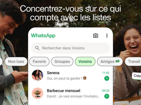 Image article WhatsApp ajoute des listes personnalisées pour l’organisation des discussions