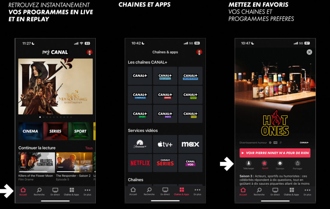 Canal+ ajoute la 4K HDR sur iPhone et iPad avec myCanal - iPhoneAddict.fr