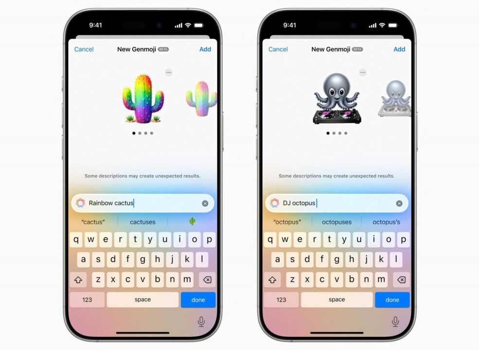 Genmoji iPhone