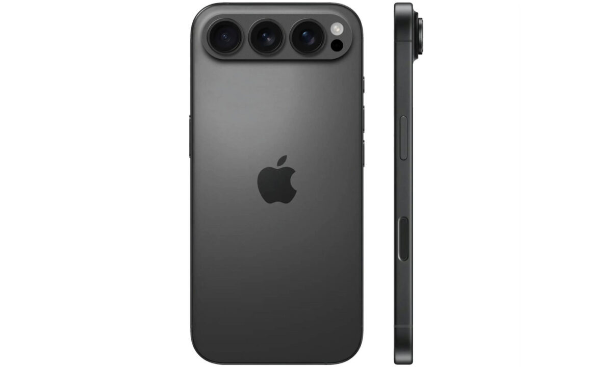 Rendu iPhone 17 Pro Bloc Photo Horizontal