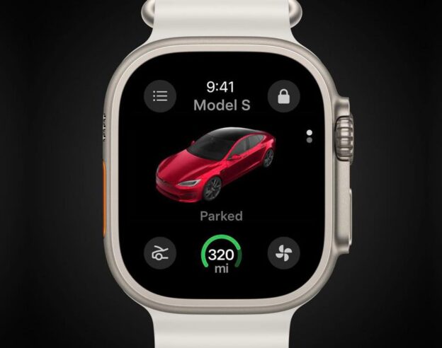 Image Tesla : l’app pour l’Apple Watch sera disponible avant la fin du mois de décembre