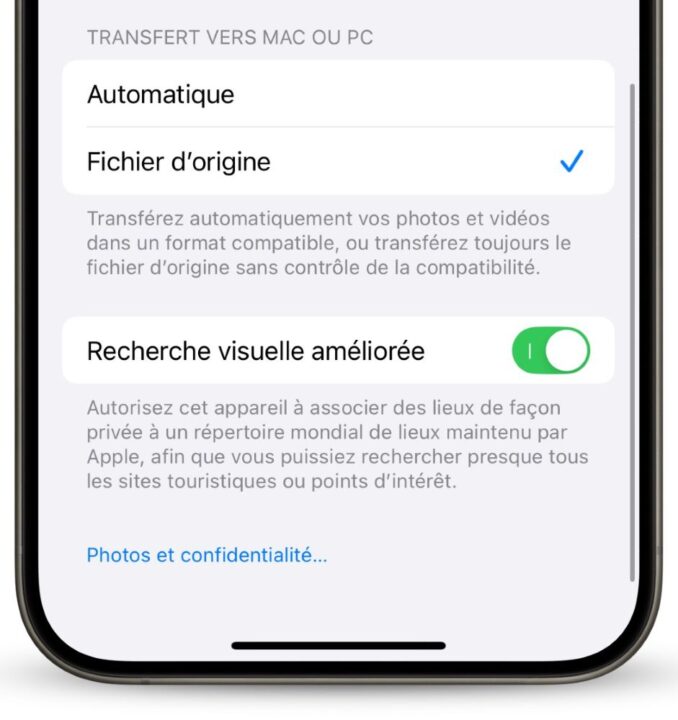 iOS 18 Recherche Visuelle Amelioree