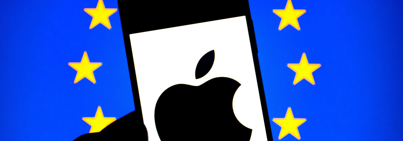 iPhone Logo Apple Drapeau Europeen