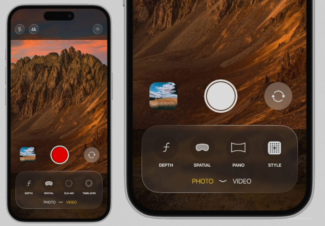 Fuite iOS 19 Application Appareil photo