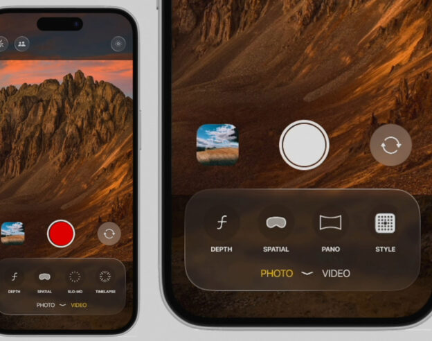 Image iOS 19 aurait une application Appareil photo revue inspirée de visionOS