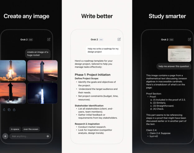 Image L’IA Grok a le droit à son application iOS dédiée dans certains pays