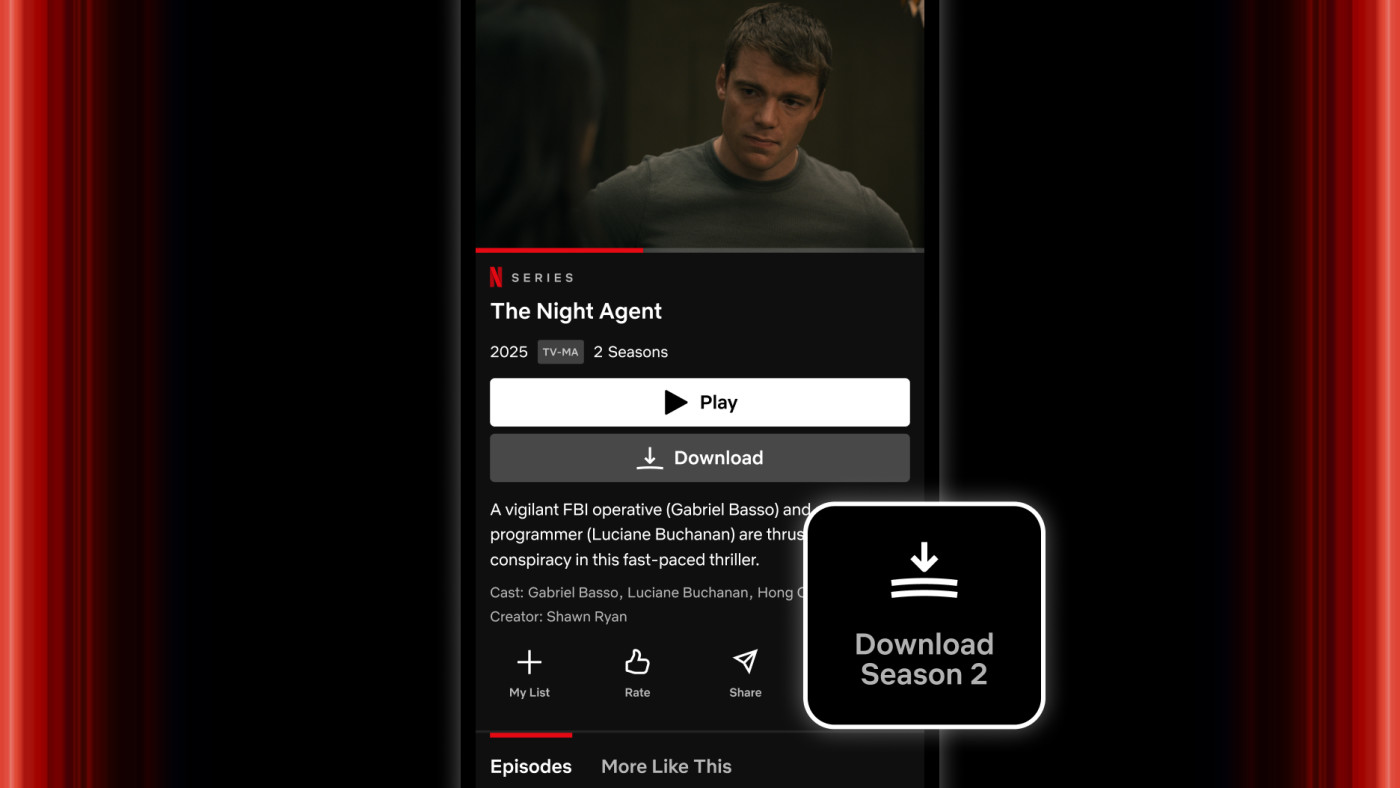 Netflix ajoute un bouton pour télécharger une saison complète sur iPhone et iPad