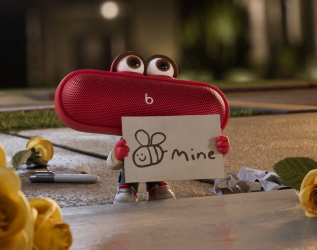 Publicite Beats Pill Saint-Valentin