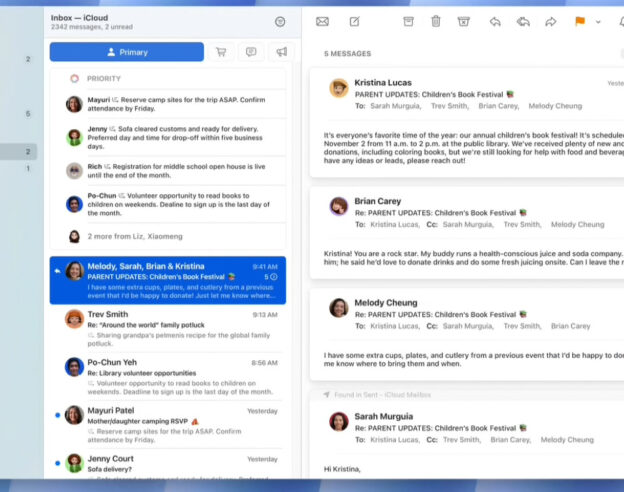 image de l'article La nouvelle interface de l’app Mail d’Apple va arriver sur Mac avec macOS 15.4