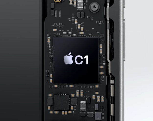 Image Apple présente C1, son premier modem 5G qui débute avec l’iPhone 16e