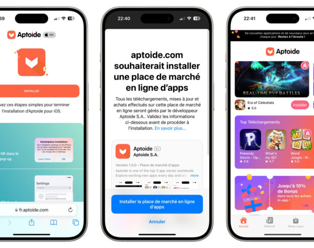 Image Aptoide, la boutique alternative d’applications iOS, est disponible pour tout le monde