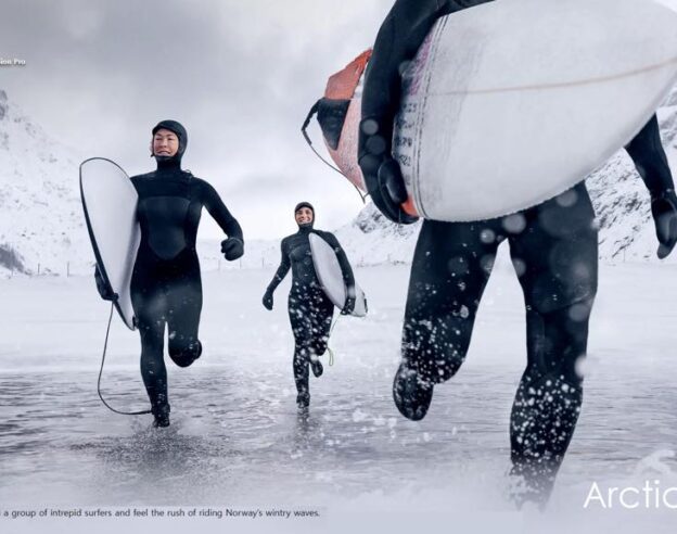 Image Arctic Surfing : une nouvelle vidéo immersive de 6 minutes pour l’Apple Vision Pro