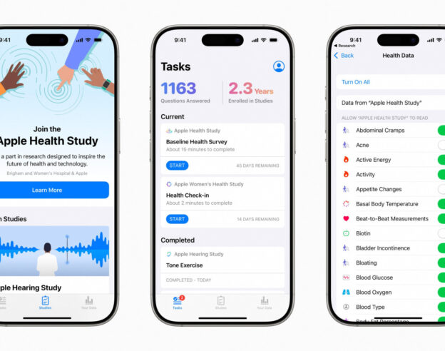Image Apple annonce une nouvelle étude de santé avec les iPhone, AirPods et Apple Watch