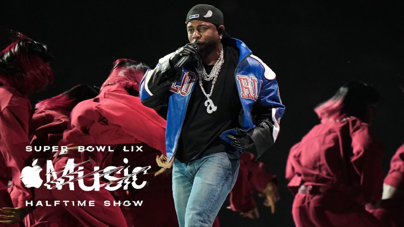 Apple Music : le show de la mi-temps du Super Bowl avec Kendrick Lamar est disponible