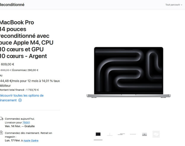 Image Apple met en vente les Mac M4 reconditionnés sur son refurb