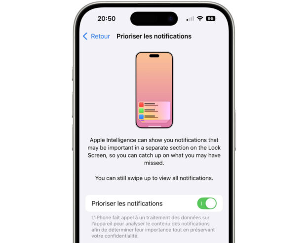 Prioriser Les Notifications iOS 18.4 Beta