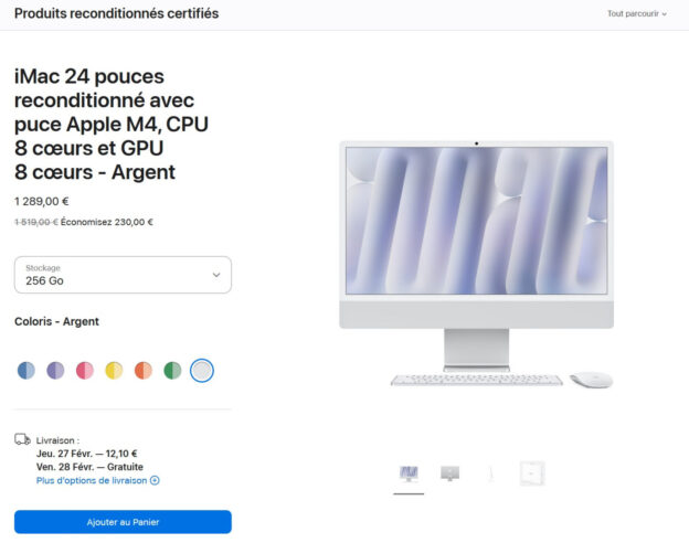 Image Apple se met à vendre les iMac M4 reconditionnés sur son refurb