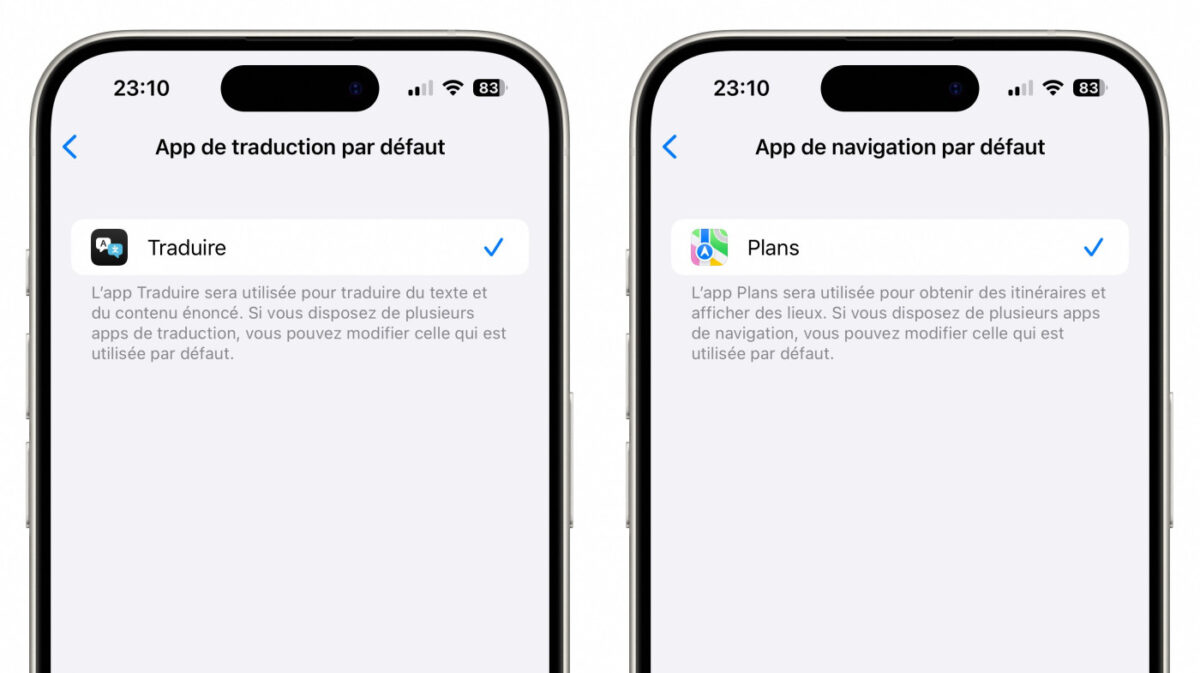 iOS 18.4 Beta Applications Par Defaut Traduction Navigation