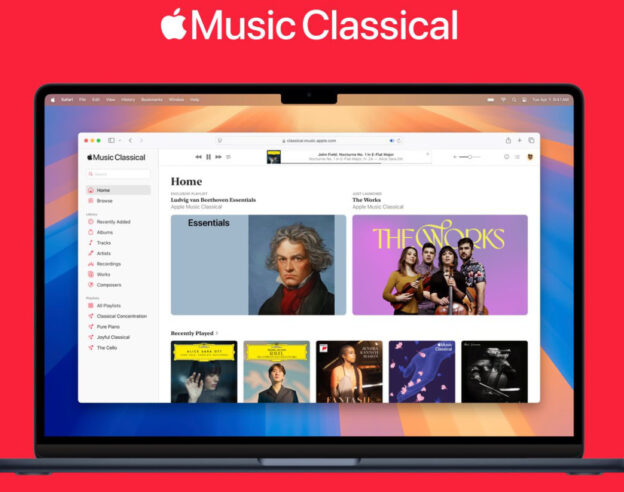 image de l'article Apple Music Classical est maintenant disponible avec un lecteur Web