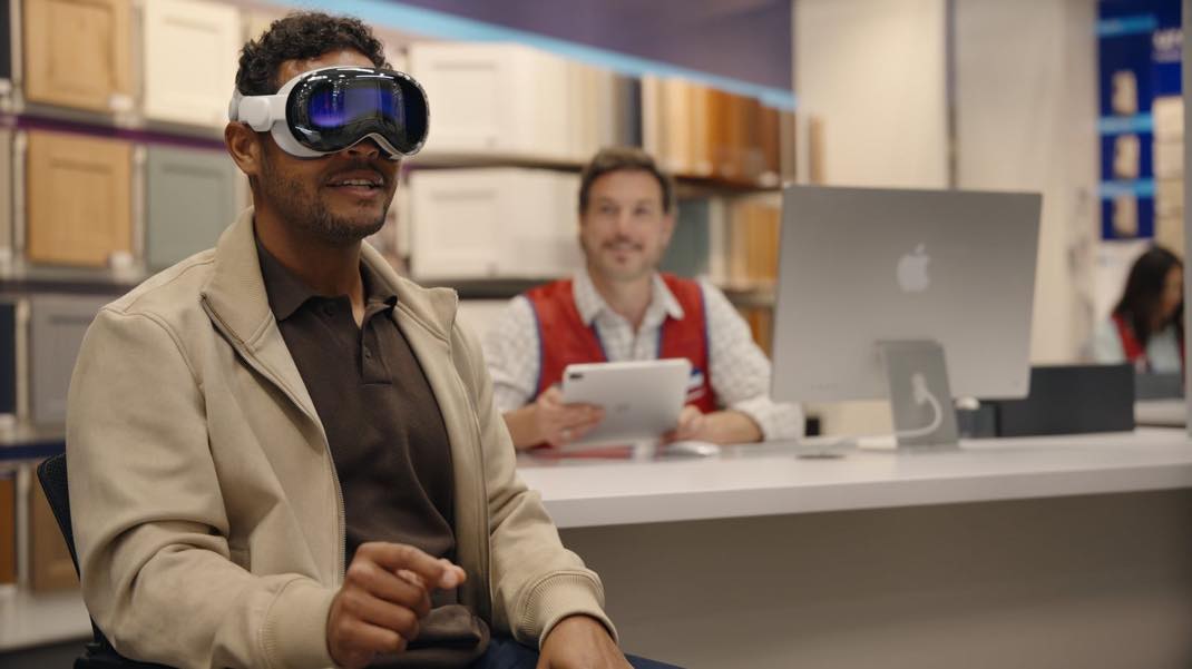 L’Apple Vision Pro s’incruste chez l’américain Lowe’s