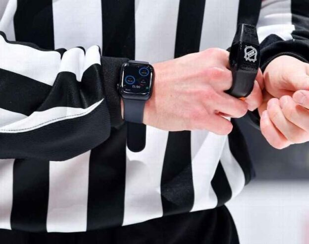 Image L’Apple Watch facilite le travail des arbitres de la NHL