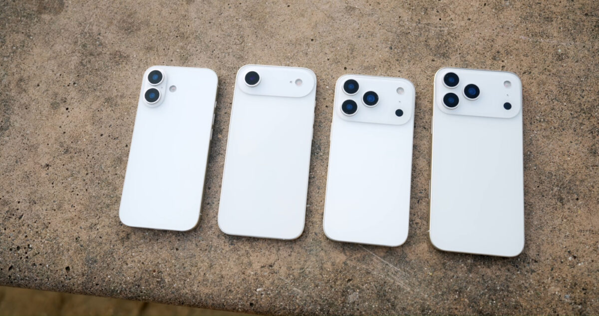 Maquettes iPhone 17 Famille