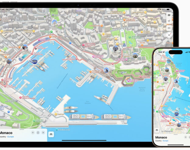Image Apple Plans ajoute une vue 3D détaillée pour le Grand Prix de F1 de Monaco