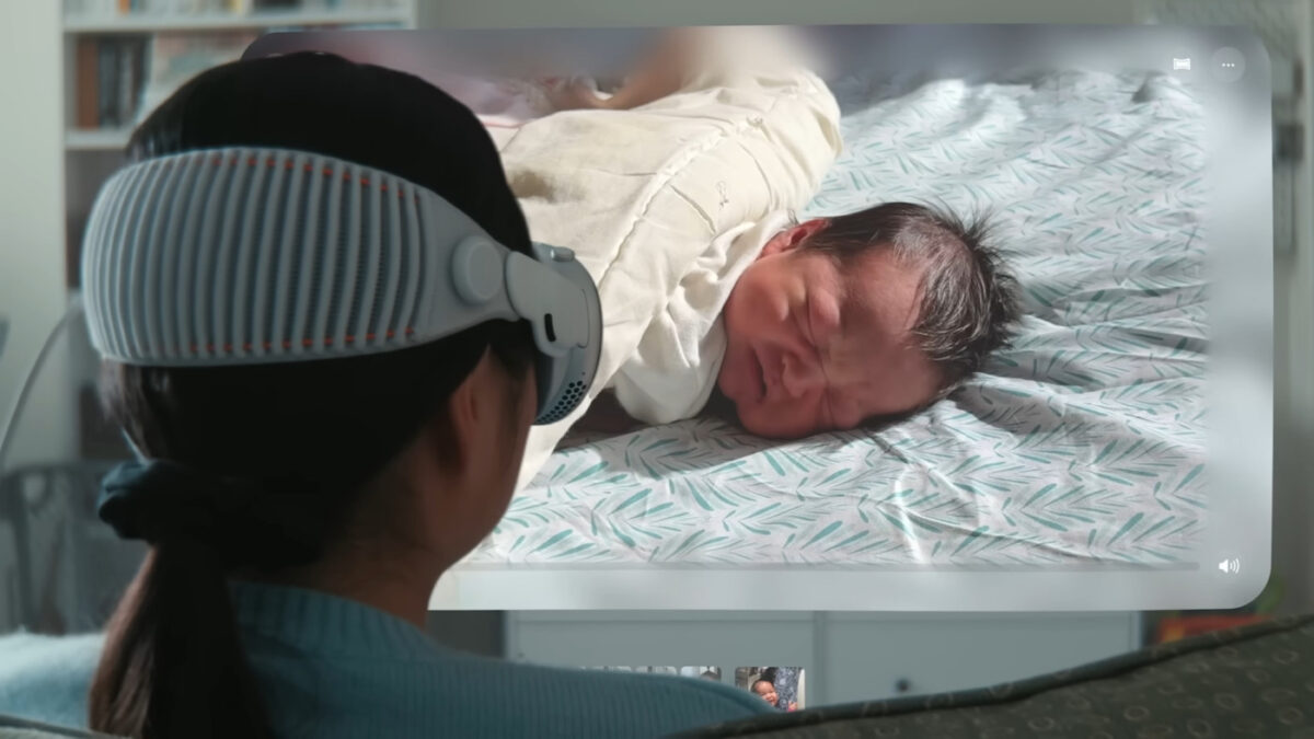 Apple Vision Pro Bebe