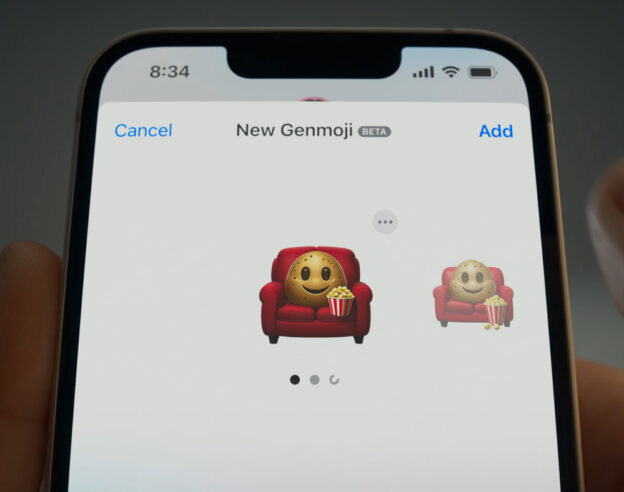 Image iOS 26 : de l’IA pour les arrières-plans dans Messages et Mixmoji pour fusionner des emojis