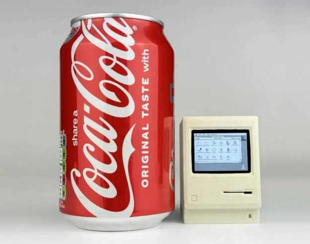 Image Insolite :  ce nano-Macintosh est parfaitement fonctionnel