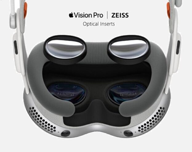 Image Brevet : Apple réfléchit à une technologie de nettoyage des lentilles correctrices intégrée au Vision Pro