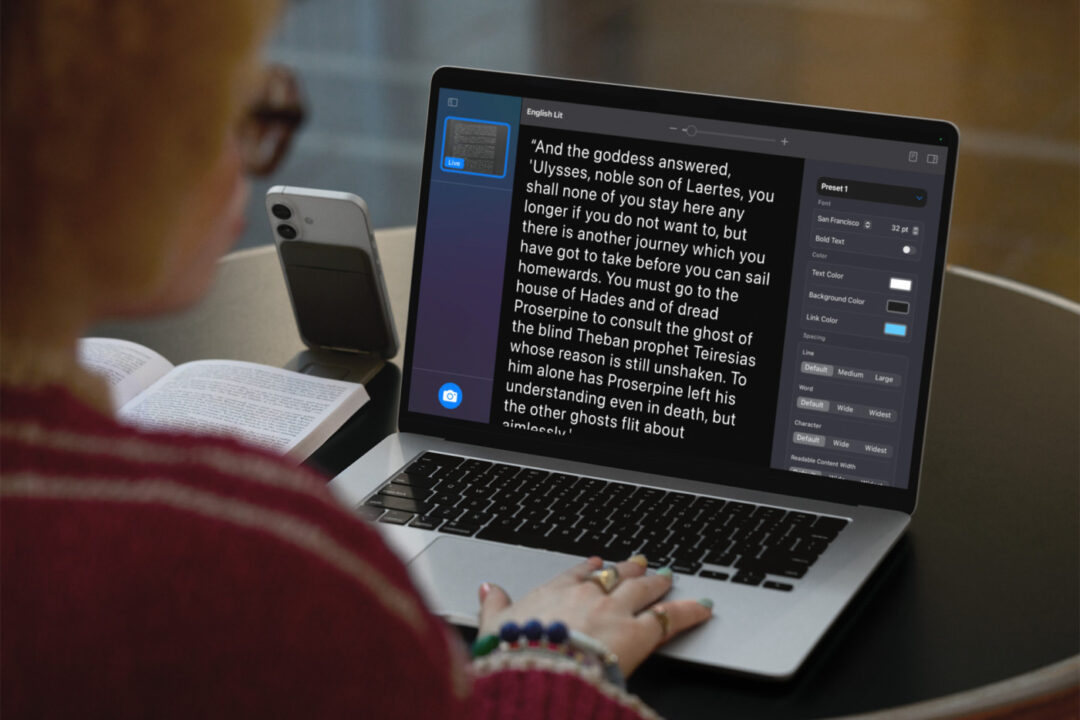 macOS 16 Accessibilite Loupe Application Mac